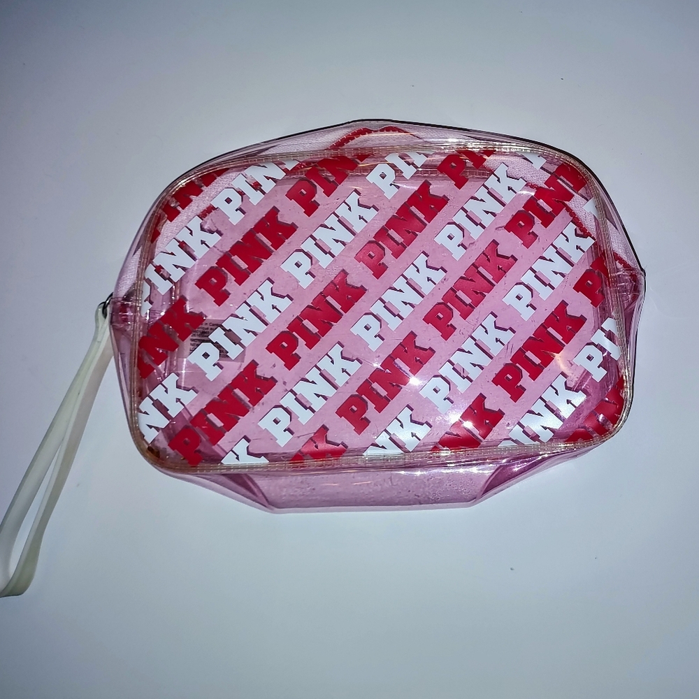 Victoria's secret cosmetic bag with wristlet